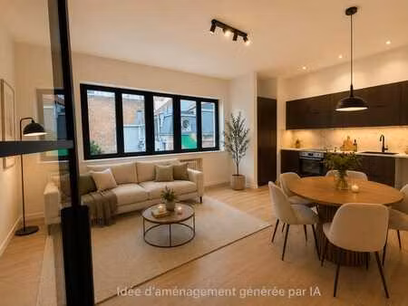 bailli  superbe appartement 2 chambre renove de +-75m²