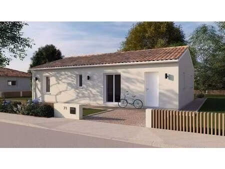 terrain avec maison neuve à vendre