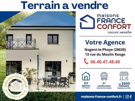 terrain constructible viabilisé à vendre