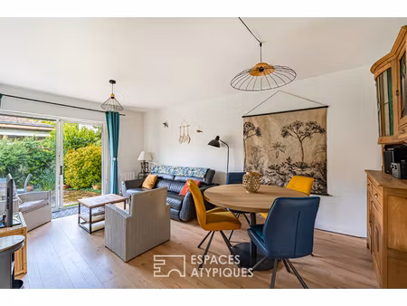bel appartement de 60 m² (53 m2 et loggia 7 m2) en rez-de-jardin avec deux terrasses au ce
