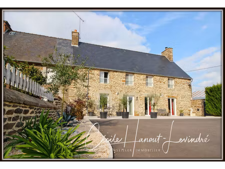 aucey la plaine- proche mt st michel- ensemble immo maison: 270 m² hab. + dépendances pier