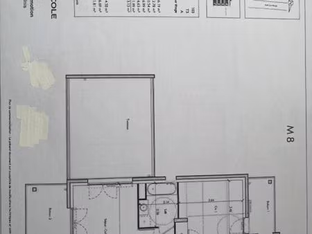 appartement 3 pièces 63 m²