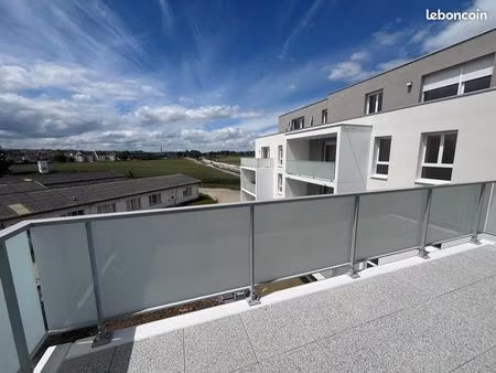 à louer – appartement t3 lumineux de 60.23 m² avec grand balcon – eckbolsheim