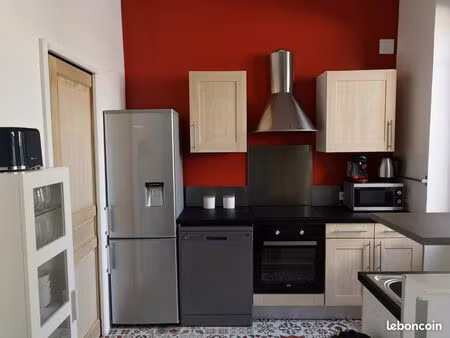 maison t3 50 m2 meublée avec cour intérieure
