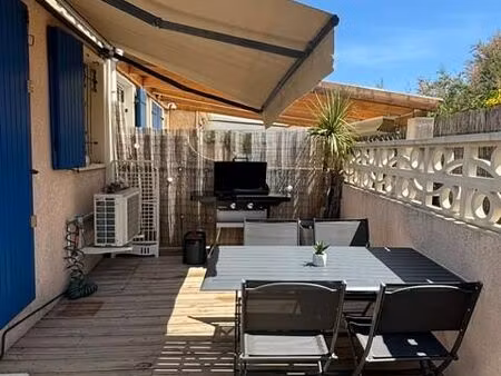 maisonnette frontignan plage - location meublée du 01 sept 2026 au 31 mai 2027