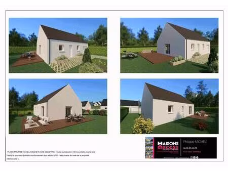 terrain avec maison neuve à vendre