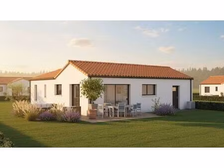 terrain avec maison neuve à vendre