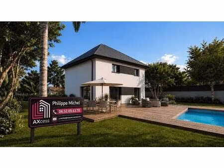 terrain avec maison neuve à vendre