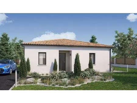 terrain avec maison neuve à vendre