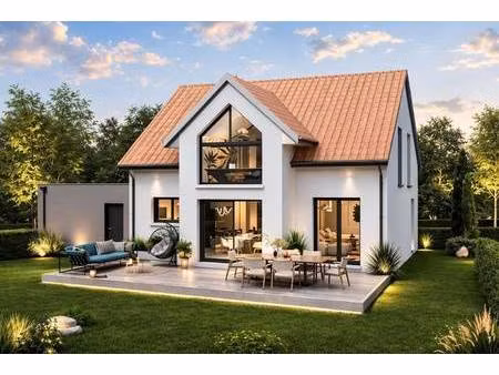 terrain avec maison neuve à vendre
