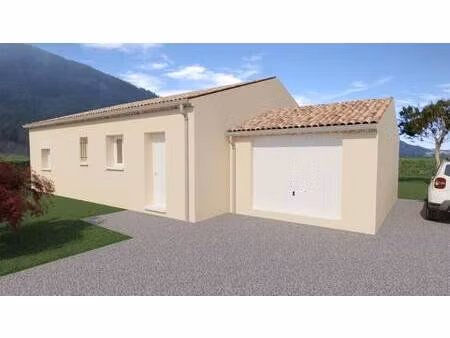 terrain avec maison neuve à vendre