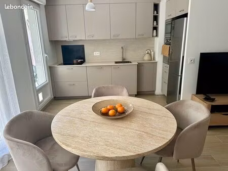 2 pièces refait à neuf avec jardin plein sud proche polygone
