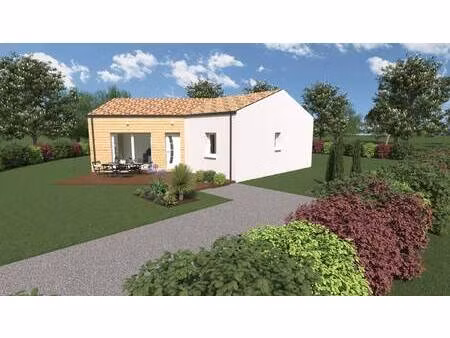terrain avec maison neuve à vendre