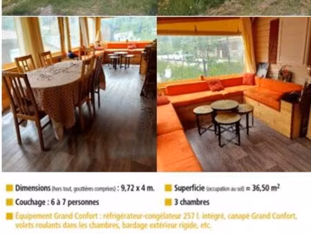 vend spacieux mobilhome 6 couchages mini