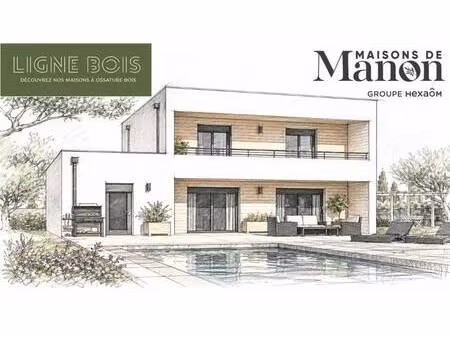 terrain avec maison neuve à vendre