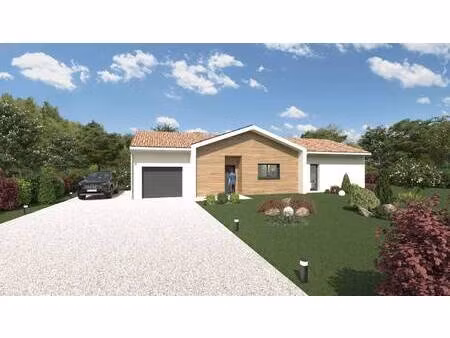terrain avec maison neuve à vendre