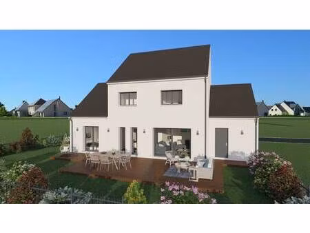 terrain avec maison neuve à vendre