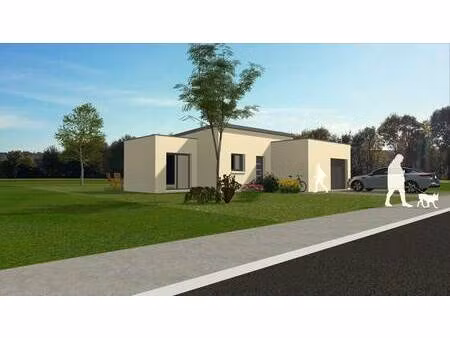 terrain avec maison neuve à vendre