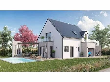 terrain avec maison neuve à vendre