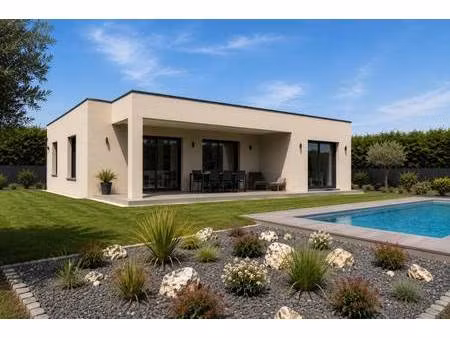 terrain avec maison neuve à vendre
