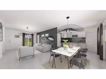 terrain avec maison neuve à vendre