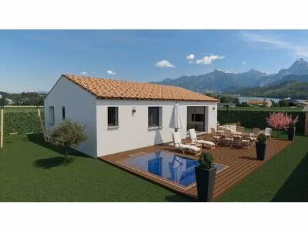 terrain avec maison neuve à vendre