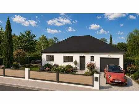 terrain avec maison neuve à vendre