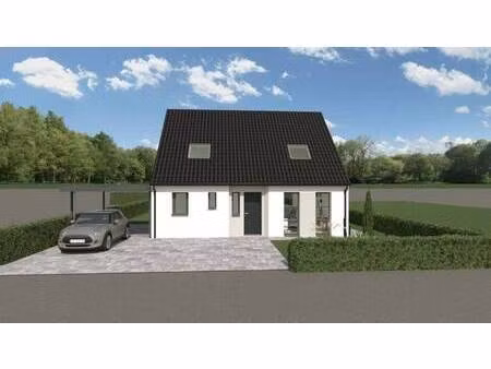 terrain avec maison neuve à vendre
