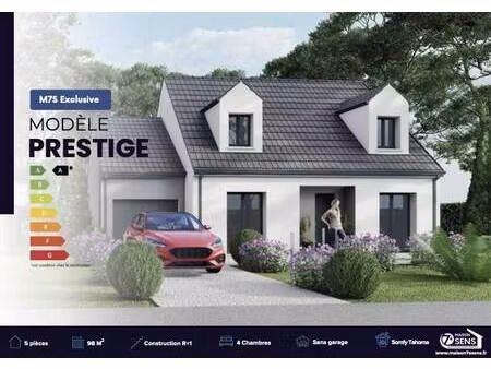 terrain avec maison neuve à vendre