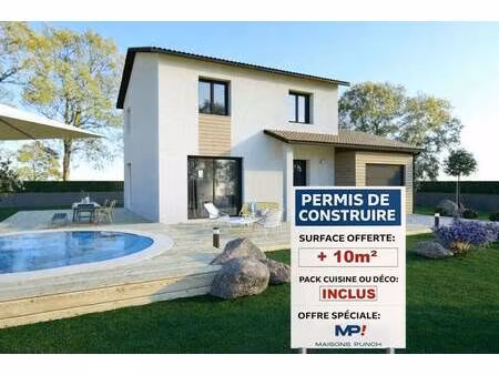 terrain avec maison neuve à vendre