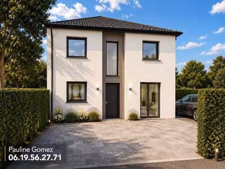 terrain avec maison neuve à vendre
