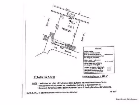 terrain constructible viabilisé à vendre