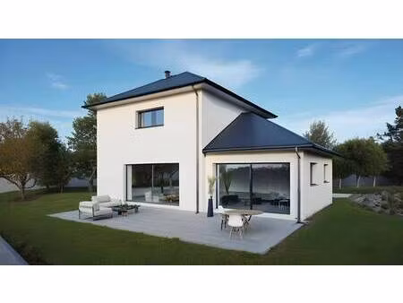 terrain avec maison neuve à vendre
