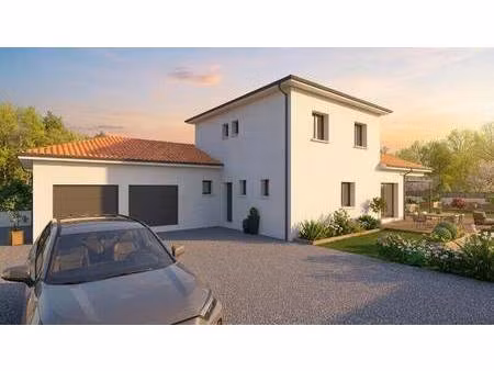 terrain avec maison neuve à vendre