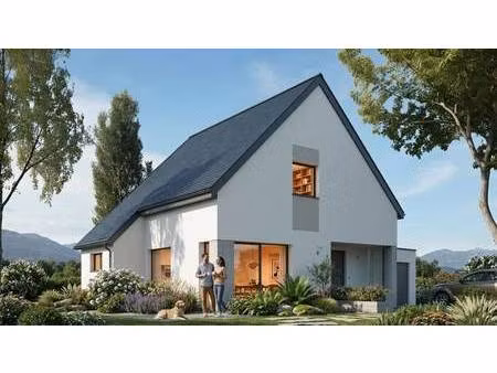 terrain avec maison neuve à vendre
