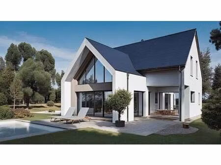 terrain avec maison neuve à vendre