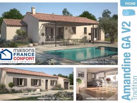terrain avec maison neuve à vendre