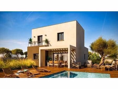 terrain avec maison neuve à vendre