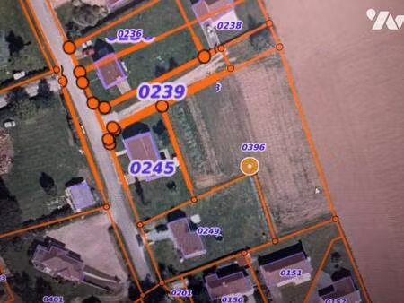 terrain constructible à vendre