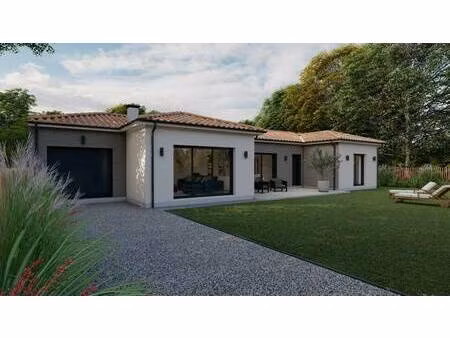 terrain avec maison neuve à vendre