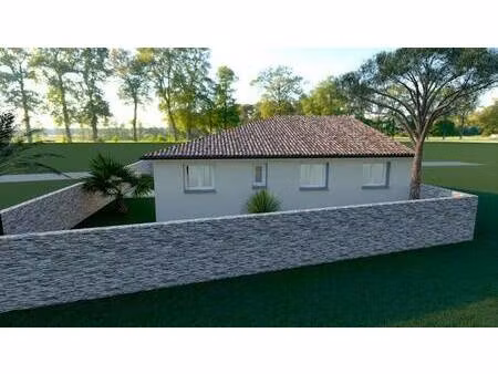 terrain avec maison neuve à vendre