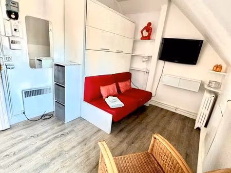 studio / studette 12 m² au sol – dernier étage – immeuble art déco de standing – paris 16e