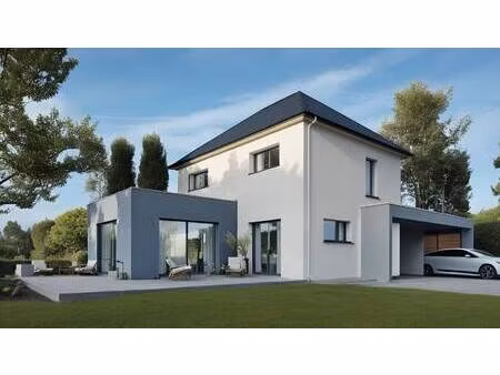 terrain avec maison neuve à vendre
