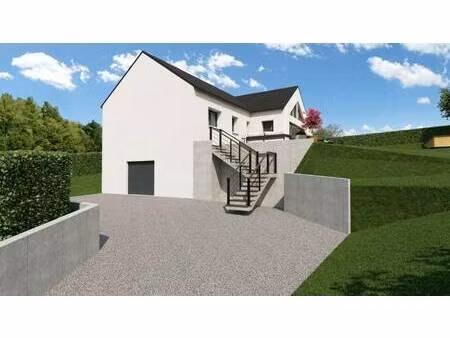 terrain avec maison neuve à vendre