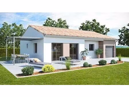 terrain avec maison neuve à vendre
