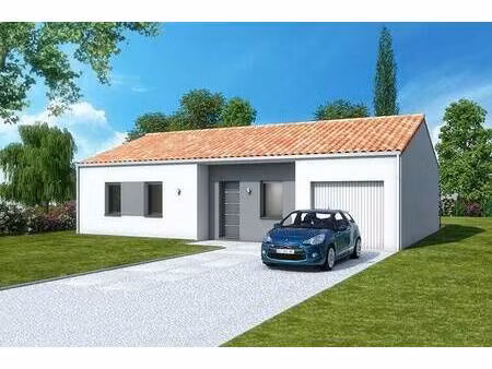 terrain avec maison neuve à vendre