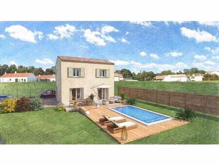 terrain avec maison neuve à vendre