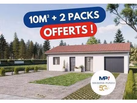 terrain avec maison neuve à vendre
