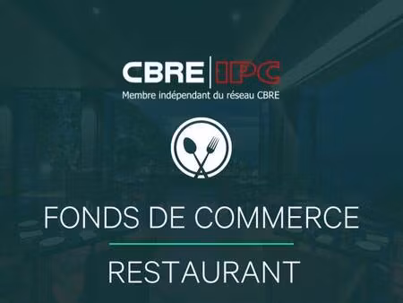 restaurant à vendre