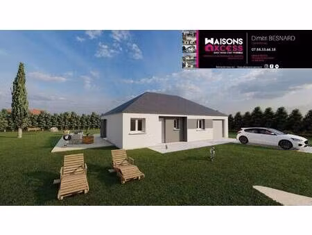 terrain avec maison neuve à vendre